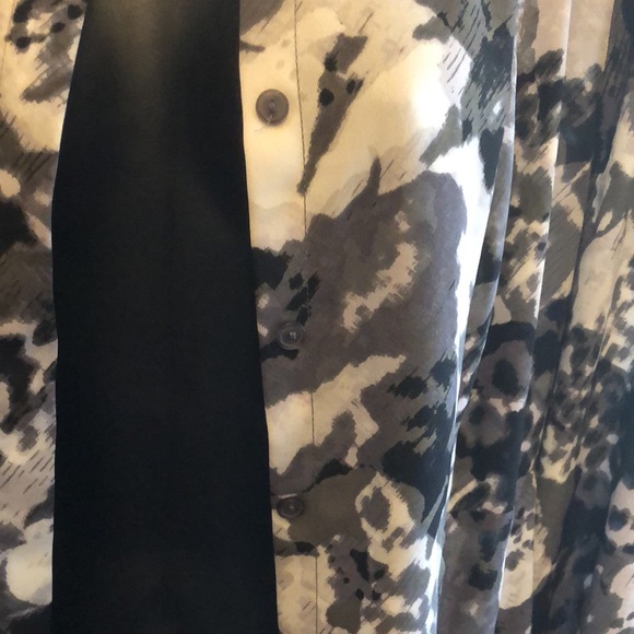 Blouse jacket investments  sz  PET MED black white - Picture 7 of 15